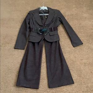 Two-piece business suit.